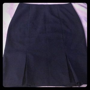 Navy pencil skirt